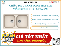 CHẬU ĐÁ GRANSTONE HAFELE MÀU KEM HS19 - GEN2R90 570.35.480